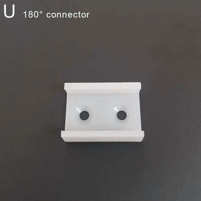 1-28pcs/Lot perfil aluminio led Corner Aluminium Profile Channel Holder for LED Strip Light Bar Cabinet Lamp Kitchen Closet