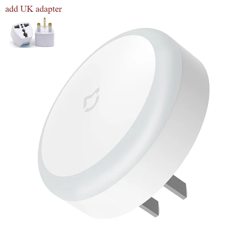 Xiaomi Mijia Plug-in Night Light 0.4W Touch Switch Automatically Lights Up At Night Led Lights Lampara De Noche Dormitorio Lamp