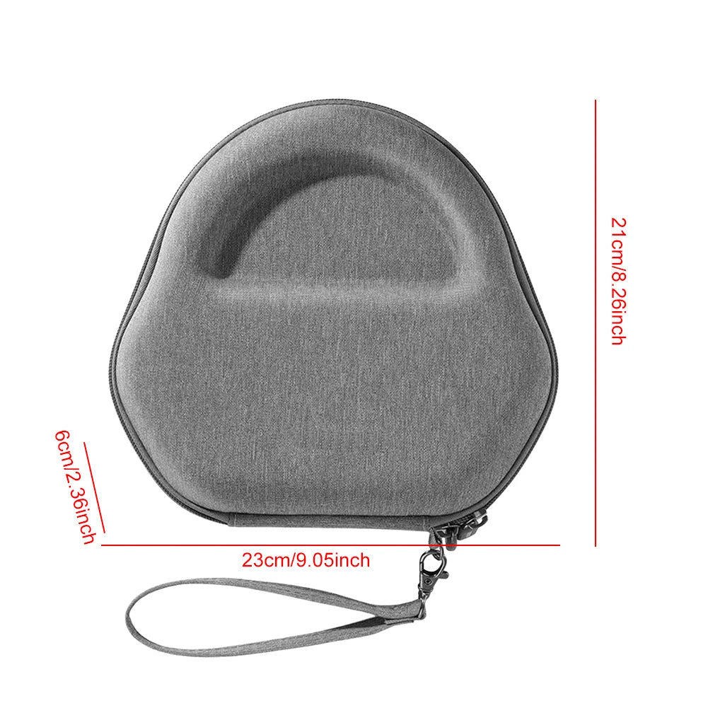 Travel Carry Bag with Hand Strap Carrying Box Cover Anti-Scratch Protective Pouch for Airpods Max Wireless Headset