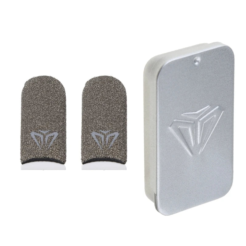 1 Pair Gamer Sleeve Sweatproof Dedales Gamer Finger Cover Touch Screen Fingertips Sleeve For PUBG Mobile Games Game Accessories