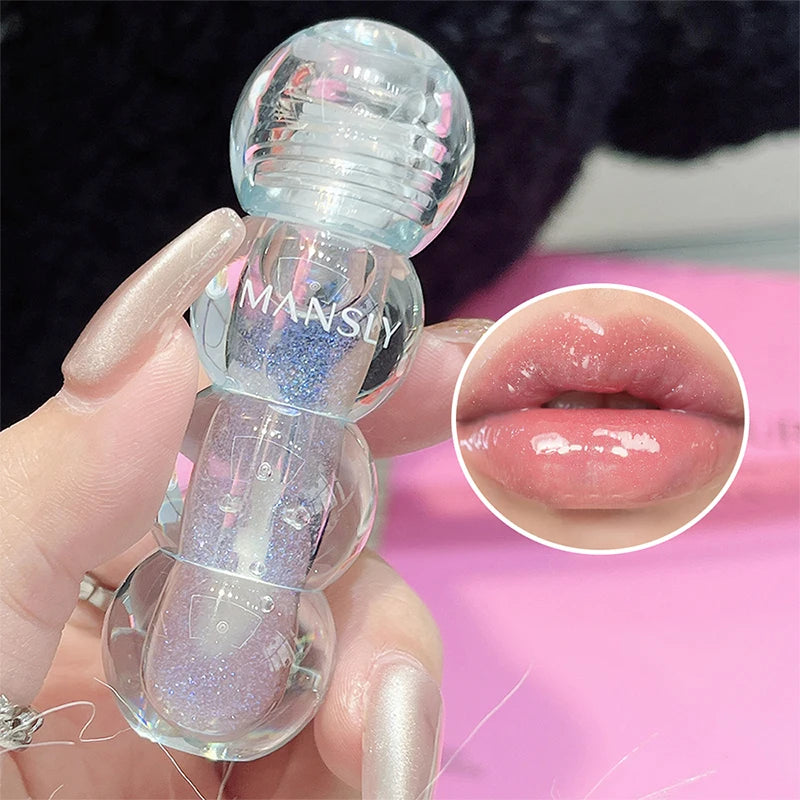 Rock Sugar calabash Hydrating Lip Gloss Moisturizing Plump Lip Doodle Lip Moisturizing Mirror lip gloss