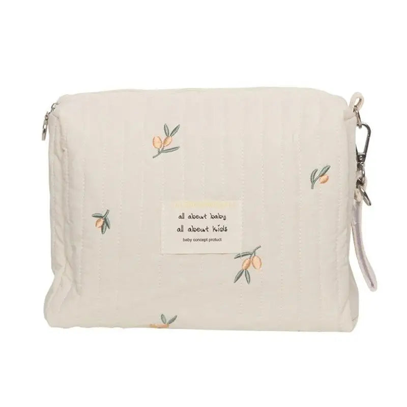 Cotton Mom Bag Storage Makeup Organizer Baby Diaper Stroller Bag for Diapers Wipes Toys Nappy Nursing Pouch Drop Shipping