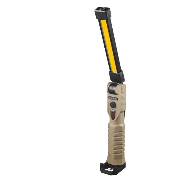 USB Rechargeable Portable COB LED Flashlight Work Light Magnetic Lanterna Hanging Lamp with Built-in Battery Camping Torch