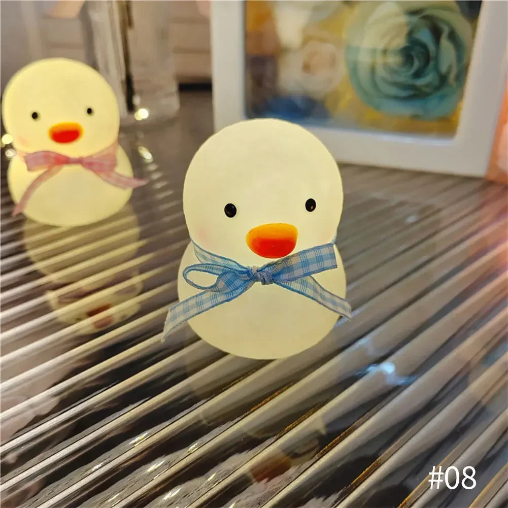 Vinyl Night Light Bedroom Decor Lights Button Battery Powered Moonlight Cartoon Animal Lamps Children Gift Decorative Lamp