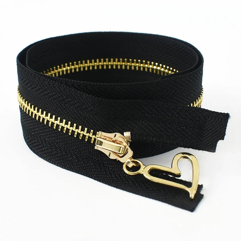 3Pcs Meetee 3# Metal Zippers Bag Zipper Closure 15-70cm Jacket Purse Easy Repair Zips Open/Close-End Coat Zip Sewing Accessories