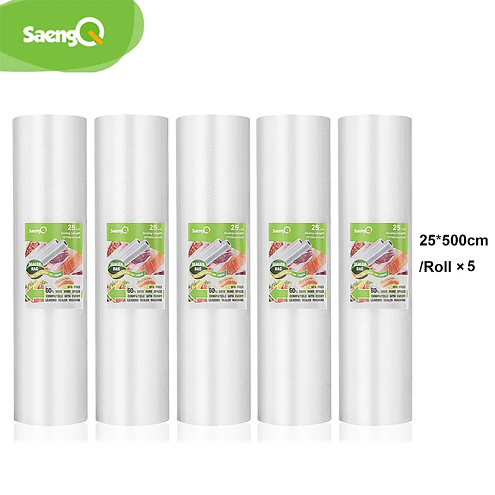saengQ Kitchen Bags For Vacuum Food Vacuum Sealer Bag Sous Vide Storage Sealer bag Vacuum Packaging 12/15/20/25/30 cm*500 cm