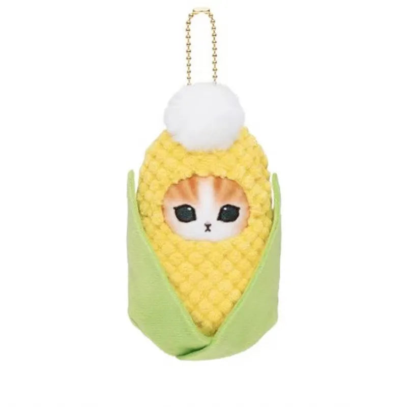 Cattoon Anime Mofusand Plush Doll Toys Stuffed Animals Keychain Bag Small Pendant Hangings Christmas Birthday Gifts