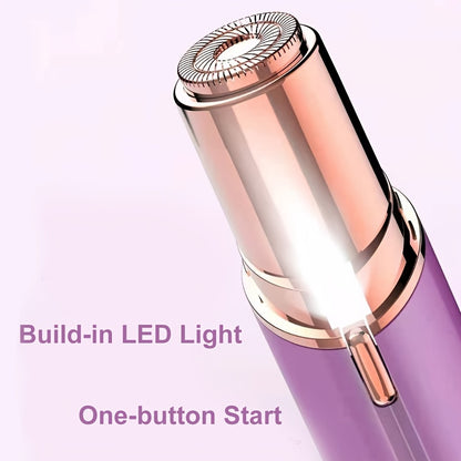 [مزيل شعر الوجه بدون ألم] جهاز إزالة شعر الوجه بدون ألم للنساء من كوندوروما | لاسلكي، يعمل ببطارية AA (غير متضمنة)، لمسة نهائية معدنية أنيقة - للوجه، الشفة العليا، الذقن، خط البكيني - سهل السفر، تصميم أنيق، صغير