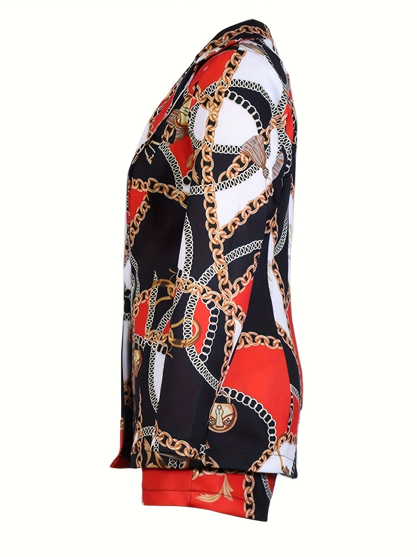 Women's Set Fashion Makeup Fitted Crop Pants 2pcs Blazer Set - Stylish & Chic - Polyester & Spandex Blend - Perfect for Parties & Night Out - Ideal Gift for Fashionable Women