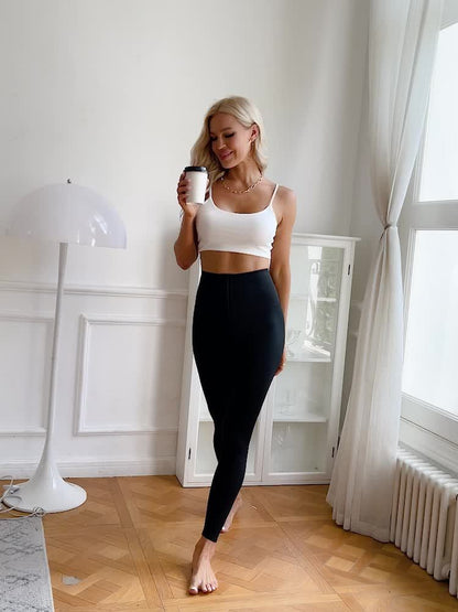 بنطلون ضيق للتحكم في البطن للنساء بخصر عالٍ وصدر مزدوج - سميك، مرن، إغلاق بأزرار، أخضر زيتوني، طويل، جينز ضيق مناسب لجميع المواسم لرفع المؤخرة وتنعيم البطن، بنطلون ضيق بخصر عالٍ، جهاز رفع المؤخرة