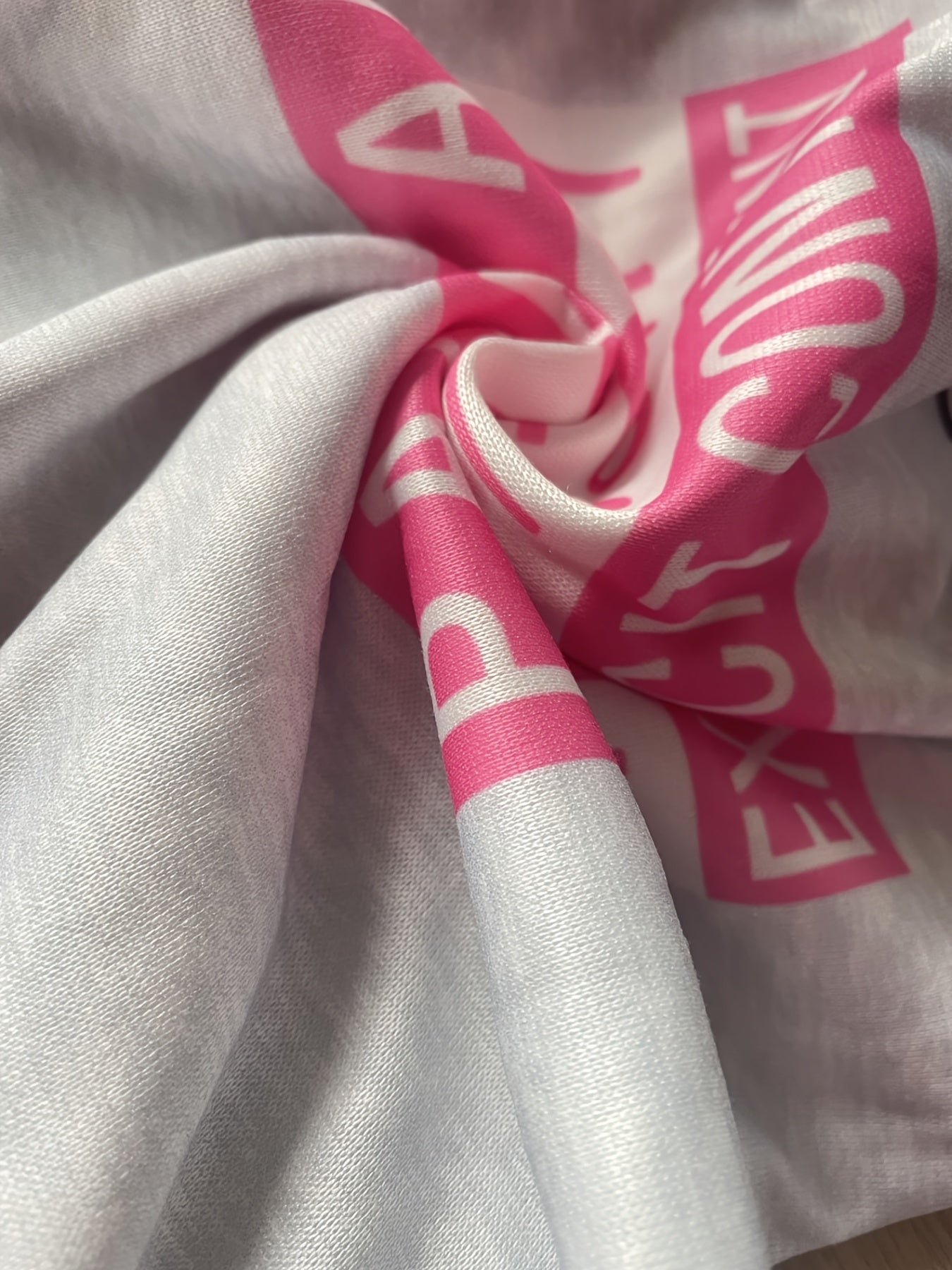 TB5553 Plus Women's Print Fashion Elastic Waist Sports Casual Sweater Oversize Pants Bottom