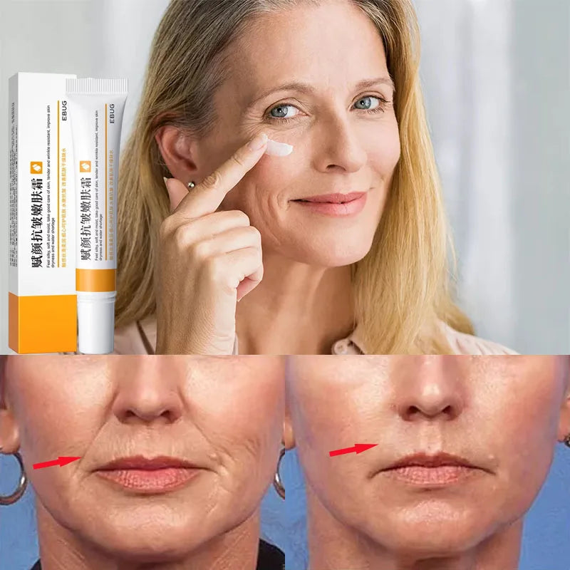 Six Peptide Facial Anti Wrinkle Cream Lifts Tightens Skin Reduces Fine Lines Brighten Skin Korean Skincare Products