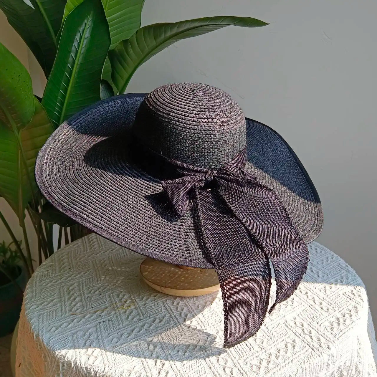 Summer straw hat 2025 large brim outdoor sun protection sun hat travel vacation foldable beach hat  sombrero para sol mujer