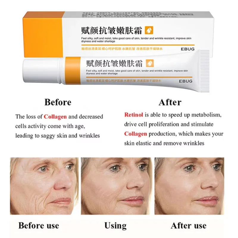 Six Peptide Facial Anti Wrinkle Cream Lifts Tightens Skin Reduces Fine Lines Brighten Skin Korean Skincare Products