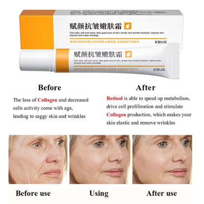 Six Peptide Facial Anti Wrinkle Cream Lifts Tightens Skin Reduces Fine Lines Brighten Skin Korean Skincare Products