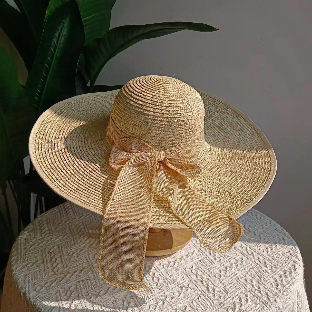 Summer straw hat 2025 large brim outdoor sun protection sun hat travel vacation foldable beach hat  sombrero para sol mujer