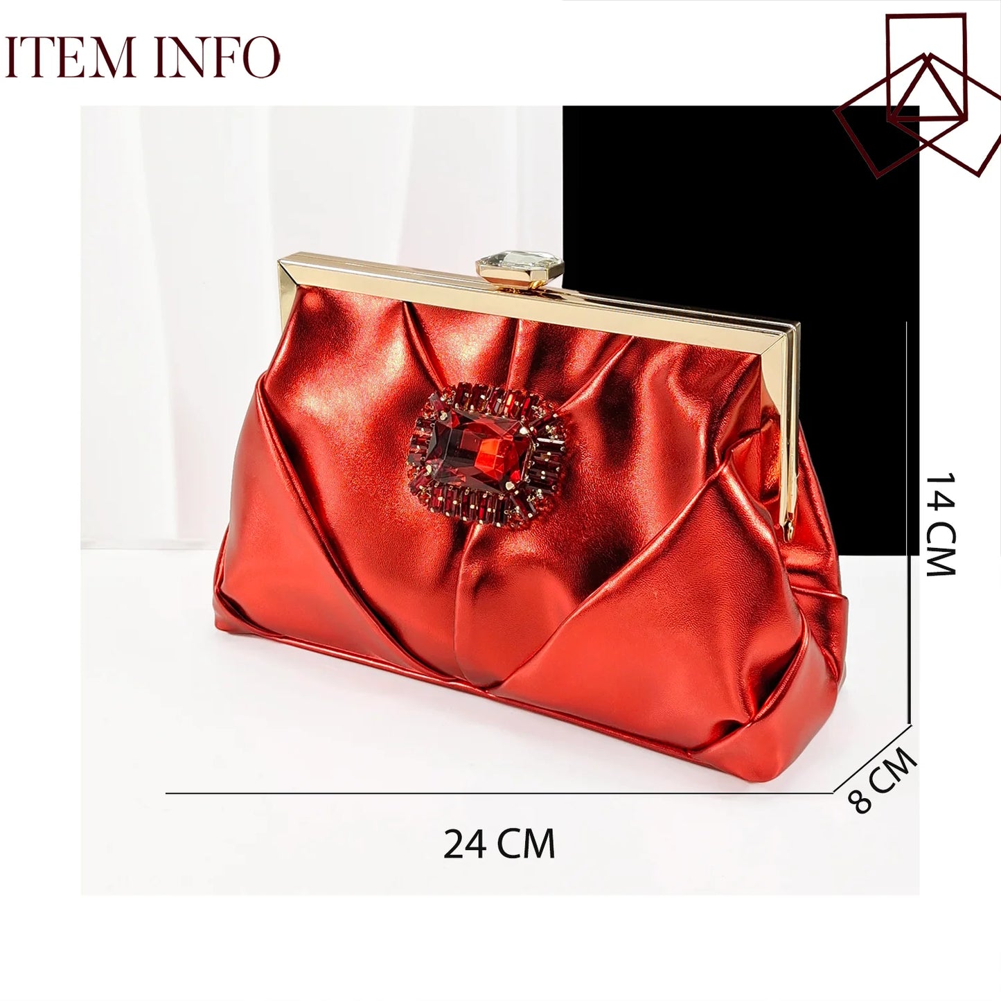 Queena Yan Italian Rhinestone-Studded Pointed-Toe High Heel Shoes or with Matching Bag Set – Stylish & Comfortable Women's shoe