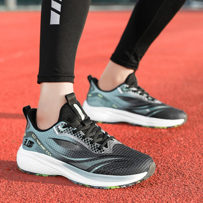 Ultra Light Rebound Jelly Shaped Rubber Bottom Custom Logo Unisex Anti slip Breathable Men Sneaker Women Running Shoes