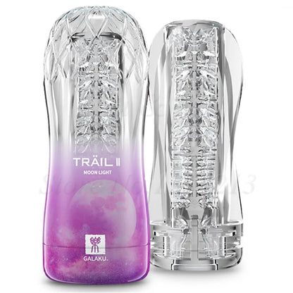 Soft Pussy Aircraft Cup Transparent Vagina Adult Endurance Exercise Vacuum Pocket Spiral Sucking Male Masturbators Toys for Men