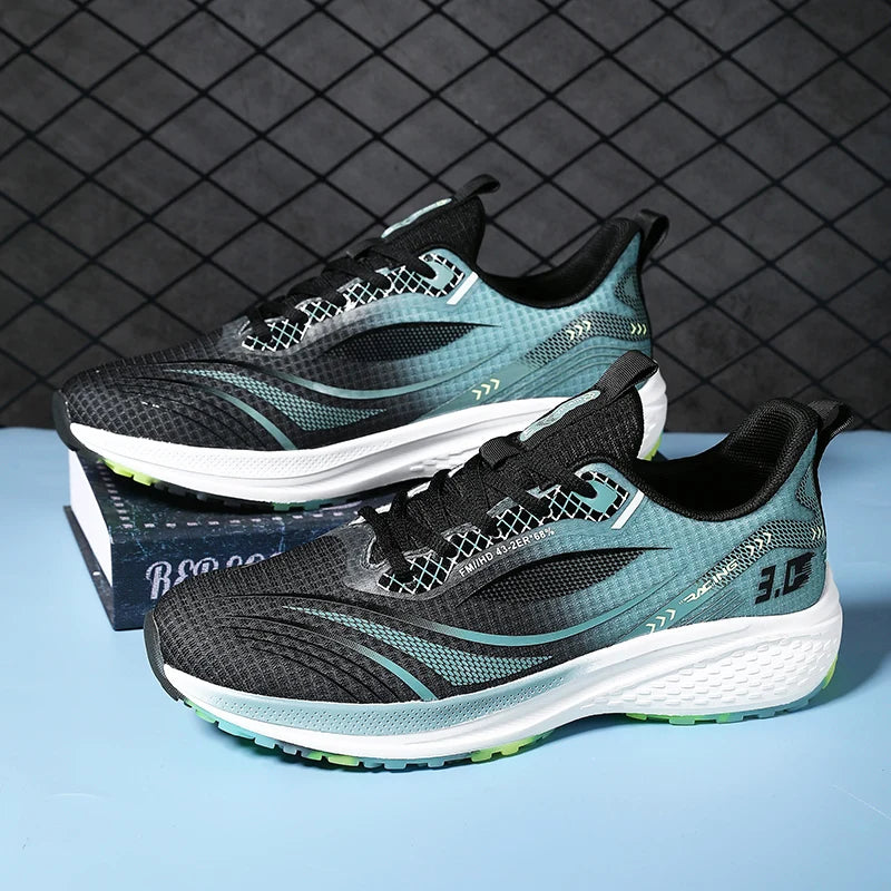 Ultra Light Rebound Jelly Shaped Rubber Bottom Custom Logo Unisex Anti slip Breathable Men Sneaker Women Running Shoes