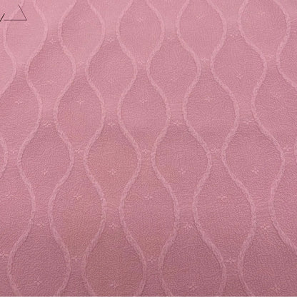 Women's Spring Summer SuitDressShirtLolita Fabric Four-Way Elastic Curve Large Flower Jacquard Plaid Breathable Crepe Pattern