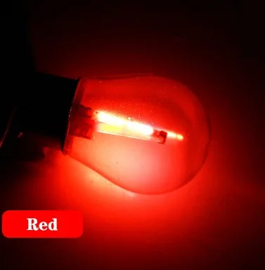 1PCS 1156 BA15S P21W LED Car Reverse Bulb Stop Parking Lamp Brake Lights 12V BAY15D 1157 COB Filament Auto Brake Light Red White