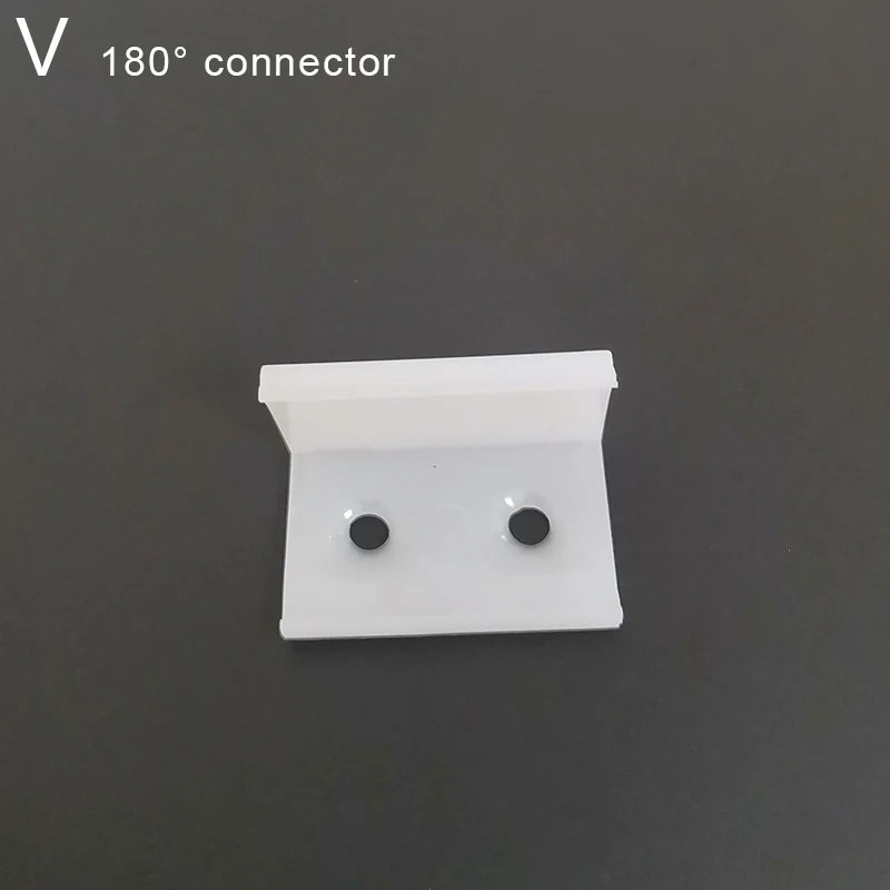 1-28pcs/Lot perfil aluminio led Corner Aluminium Profile Channel Holder for LED Strip Light Bar Cabinet Lamp Kitchen Closet