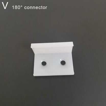 1-28pcs/Lot perfil aluminio led Corner Aluminium Profile Channel Holder for LED Strip Light Bar Cabinet Lamp Kitchen Closet