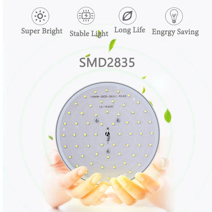 Super Bright Ceiling Light LED 15-50W Indoor Lustre Panel Lamp Kitchen Bedroom Living Room Decor Modern 220V Ceiling Chandelier