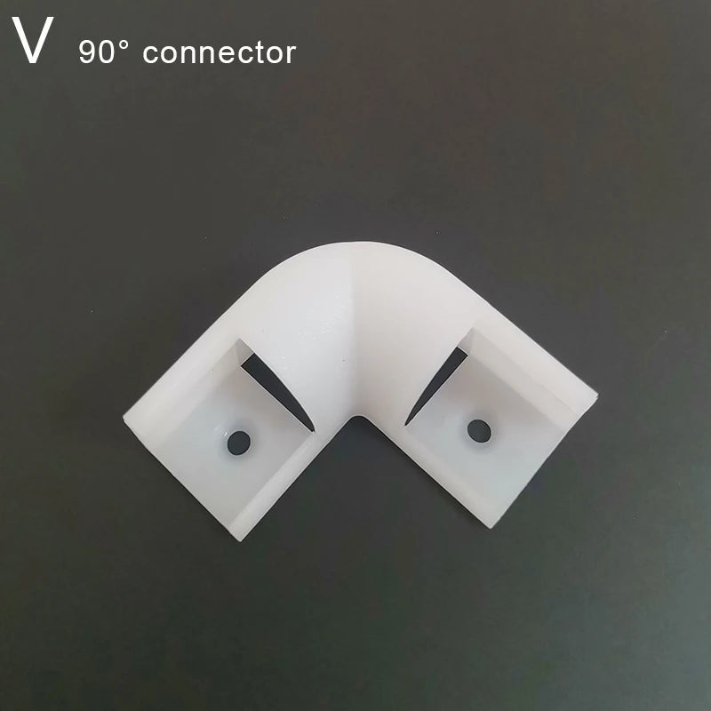 1-28pcs/Lot perfil aluminio led Corner Aluminium Profile Channel Holder for LED Strip Light Bar Cabinet Lamp Kitchen Closet