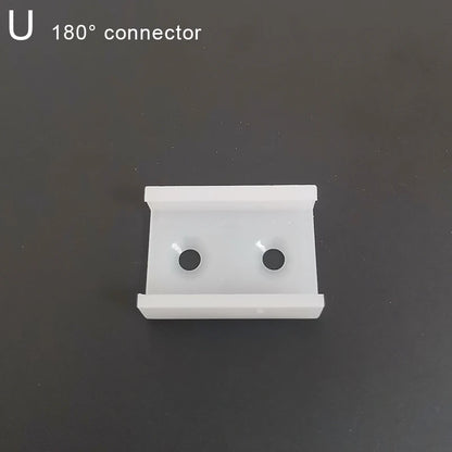 1-28pcs/Lot perfil aluminio led Corner Aluminium Profile Channel Holder for LED Strip Light Bar Cabinet Lamp Kitchen Closet