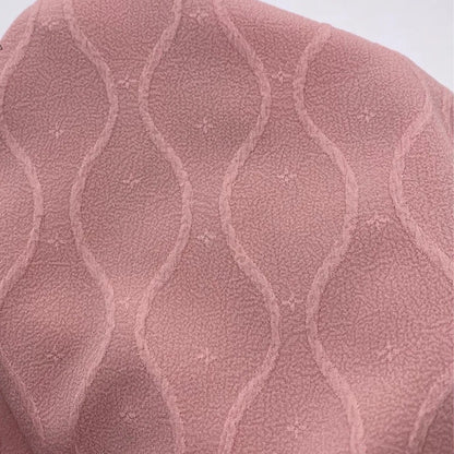 Women's Spring Summer SuitDressShirtLolita Fabric Four-Way Elastic Curve Large Flower Jacquard Plaid Breathable Crepe Pattern