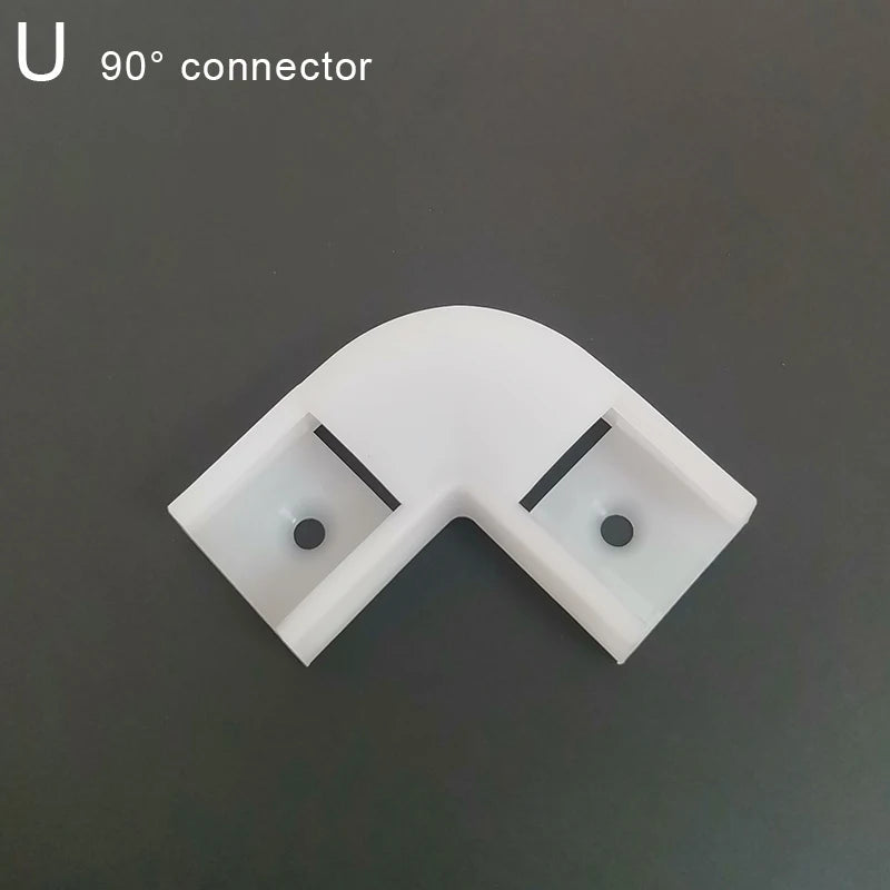 1-28pcs/Lot perfil aluminio led Corner Aluminium Profile Channel Holder for LED Strip Light Bar Cabinet Lamp Kitchen Closet