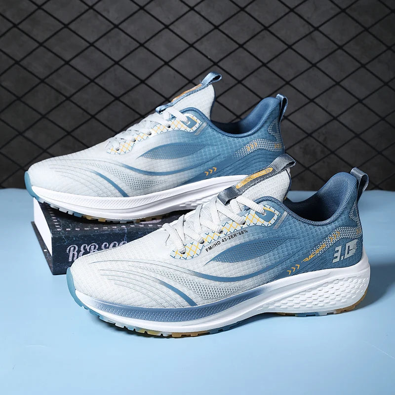 Ultra Light Rebound Jelly Shaped Rubber Bottom Custom Logo Unisex Anti slip Breathable Men Sneaker Women Running Shoes