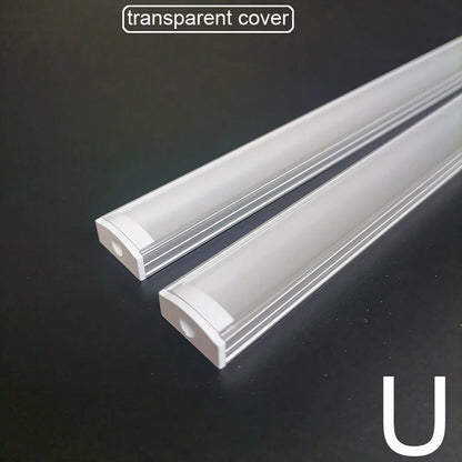 1-28pcs/Lot perfil aluminio led Corner Aluminium Profile Channel Holder for LED Strip Light Bar Cabinet Lamp Kitchen Closet