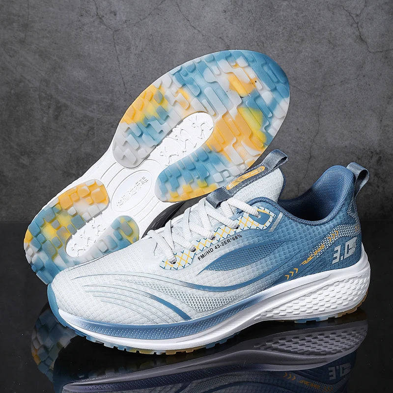 Ultra Light Rebound Jelly Shaped Rubber Bottom Custom Logo Unisex Anti slip Breathable Men Sneaker Women Running Shoes