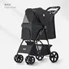 (Ready to Ship) Manufacture Cheap Pet Stroller for Cat and Dog Outdoor Walking One-Hand Easy Fold Trolley