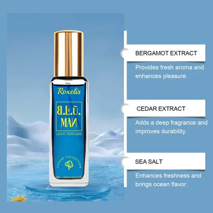 Roxelis Marine Wood Luxury Eau De Toilette Portable Lasting Fragrance Fresh And Elegant Niche Natural Fragrance