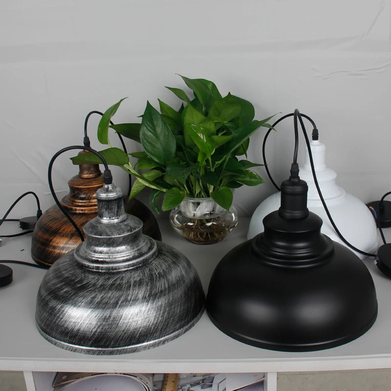 Vintage Loft Retro Lamp Bar Kitchen Office Study Dining Room Cafe Restaurant Pub Chandelier Hanging Lamp Headlight Pendant Lamp