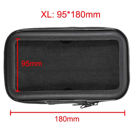Waterproof Bicycle Cell Phone Holder Motorcycle Handlebar Bag Case for iPhone 15 14 Pro Max Bike Phone Mount for Samsung Xiaomi