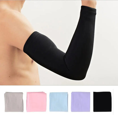 1 Pair Men Women Cycling Arm Sleeve Running Bicycle Cycling cuff Sun Protection Cuff Cover Protective Anti-sweat Arm Warmers