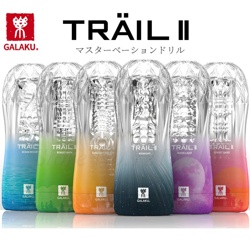 Soft Pussy Aircraft Cup Transparent Vagina Adult Endurance Exercise Vacuum Pocket Spiral Sucking Male Masturbators Toys for Men