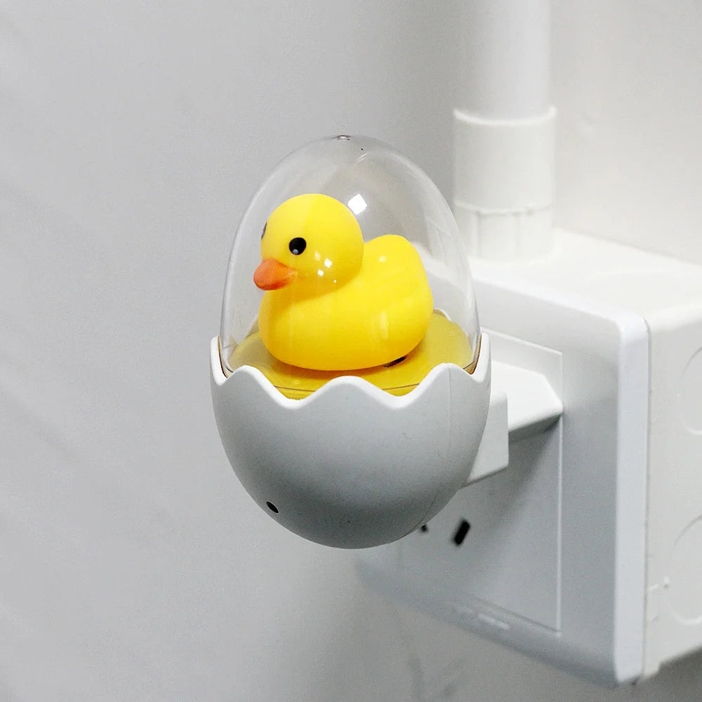 Yellow Egg Duck LED Night Light AC 220V with Remote Control Light Sensor Cartoon Lamp Children's Bedroom Toilet Home Lighting