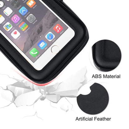 Waterproof Bicycle Cell Phone Holder Motorcycle Handlebar Bag Case for iPhone 15 14 Pro Max Bike Phone Mount for Samsung Xiaomi