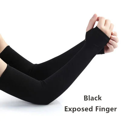 1 Pair Men Women Cycling Arm Sleeve Running Bicycle Cycling cuff Sun Protection Cuff Cover Protective Anti-sweat Arm Warmers