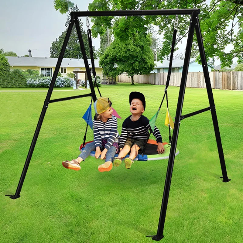 Zoshine Kids Swing Seat for Playground&Backyard&Garden Use, Strong Material, Anti-Rust Steel Frame, Weather Resistant