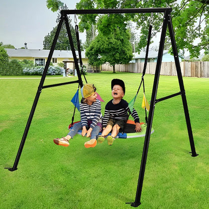 Zoshine Kids Swing Seat for Playground&Backyard&Garden Use, Strong Material, Anti-Rust Steel Frame, Weather Resistant