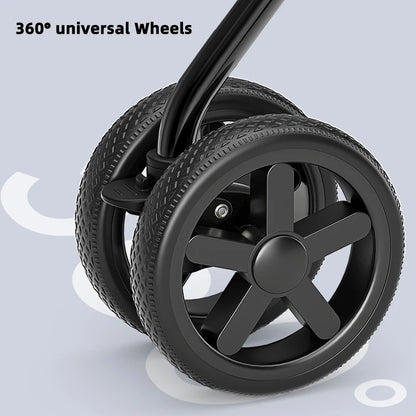 (Ready to Ship) Manufacture Cheap Pet Stroller for Cat and Dog Outdoor Walking One-Hand Easy Fold Trolley