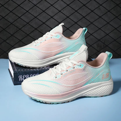 Ultra Light Rebound Jelly Shaped Rubber Bottom Custom Logo Unisex Anti slip Breathable Men Sneaker Women Running Shoes