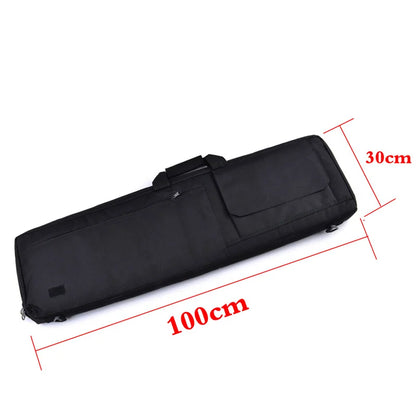 85CM 100CM Military Tactical Rifle Outdoor Hunting Air Gunner Carrying Case Backpack Gun Cover, Gun Protection Bag